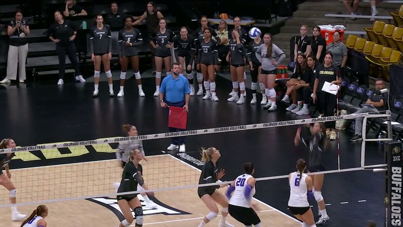 Fotograma del reel contra Central Arkansas