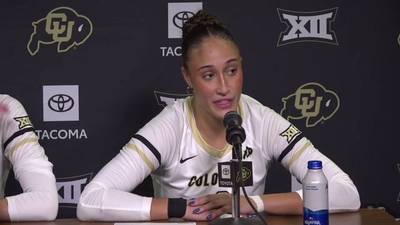 Sala de prensa del partido contra Colorado State